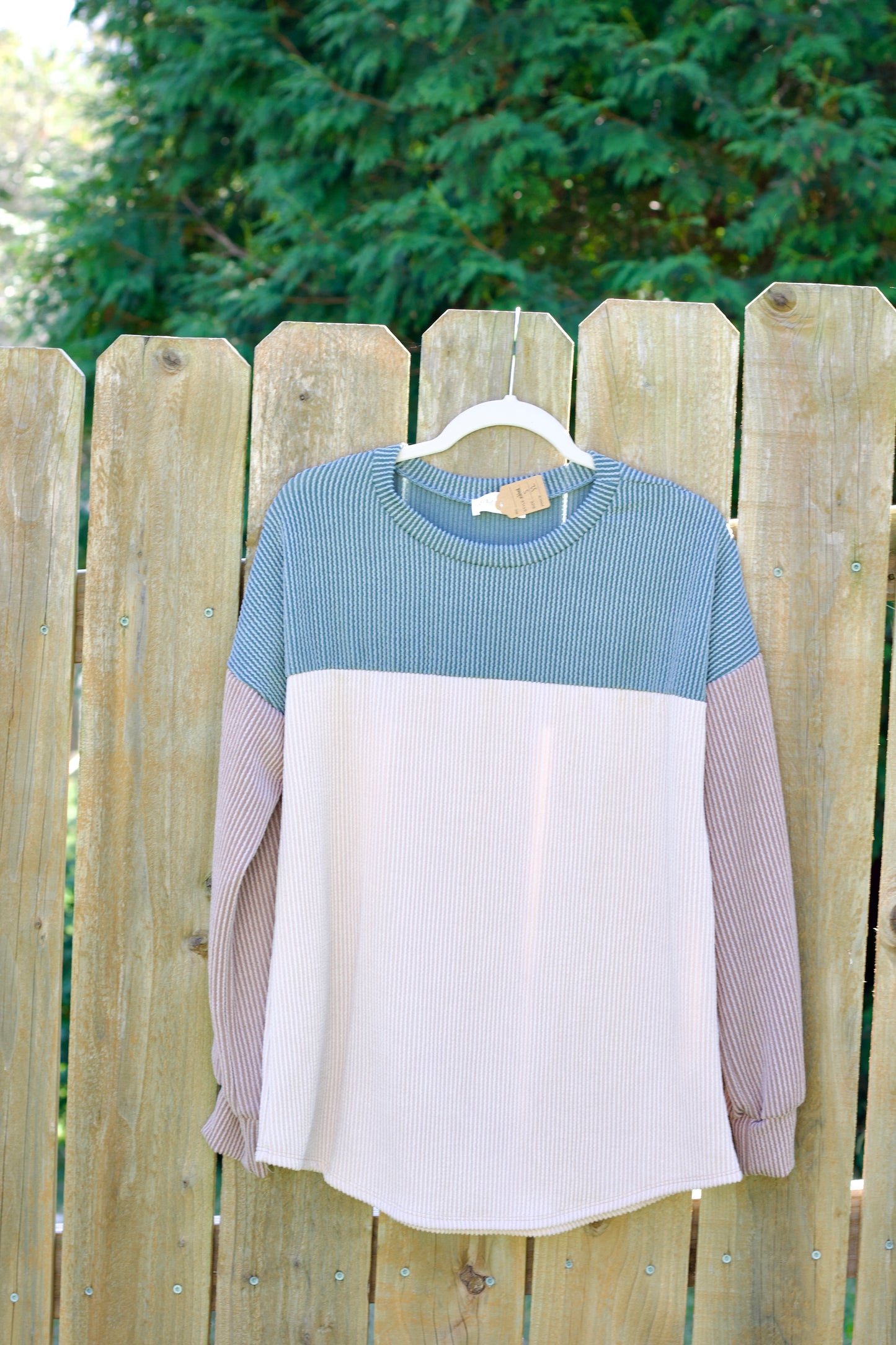 Totally Twisted Ribbed Long Sleeve
