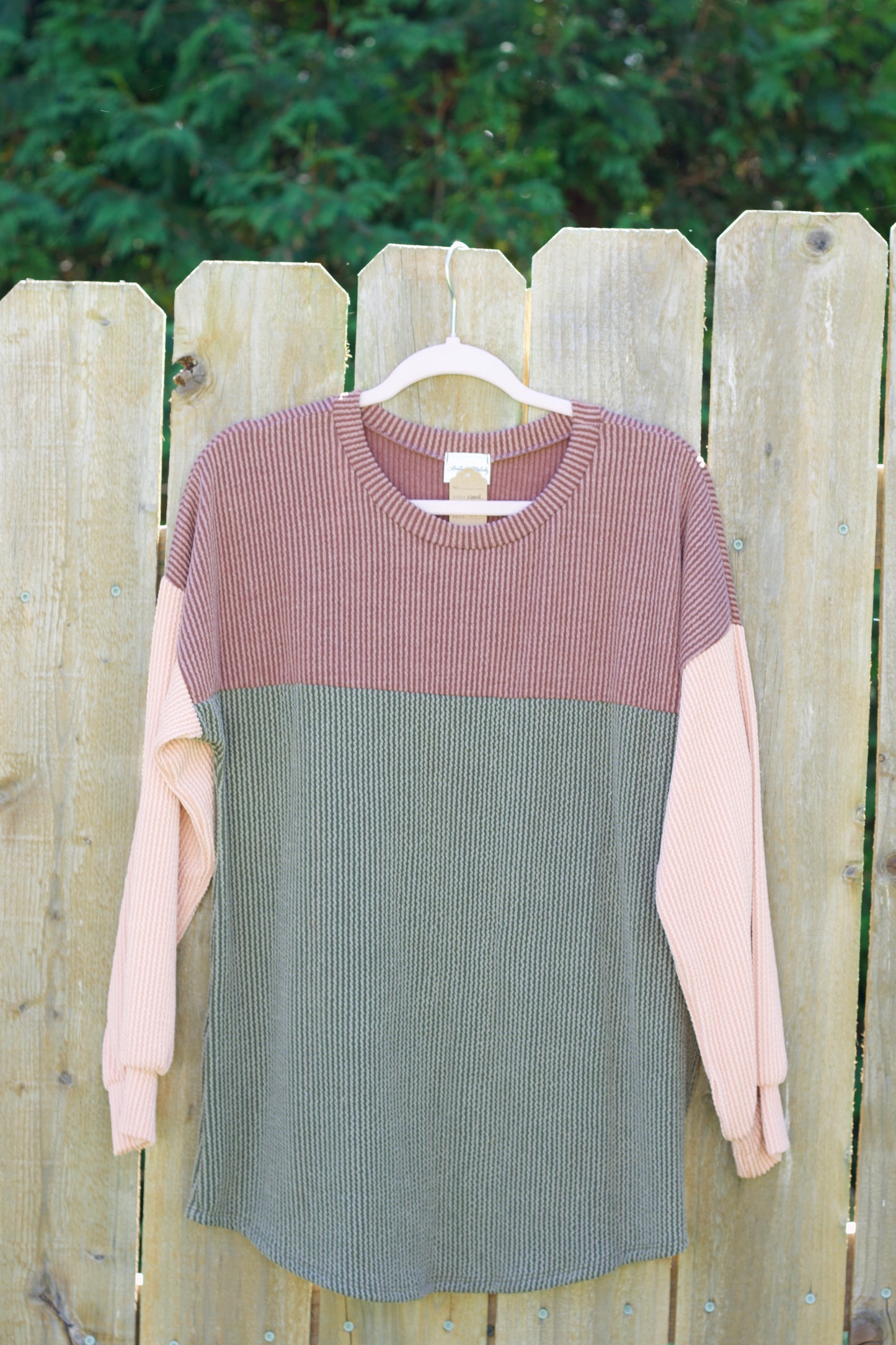 Totally Twisted Ribbed Long Sleeve