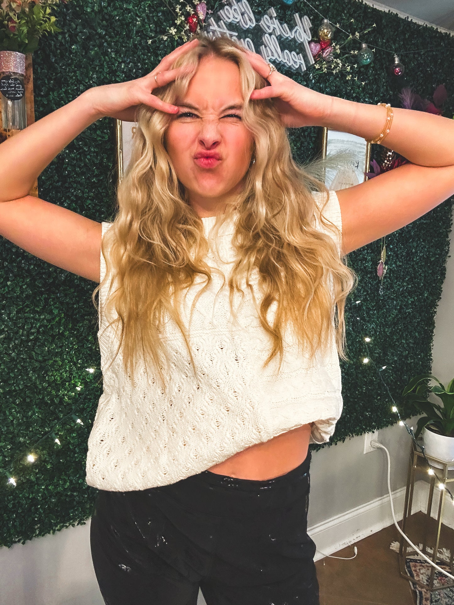 Southern Charm Cap Sweater
