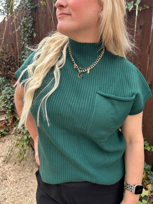 Evergreen Short sleeve Sweater