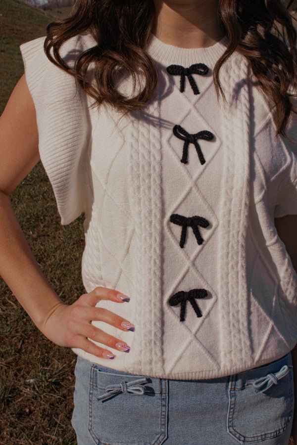 Promises Short Sleeve Sweater