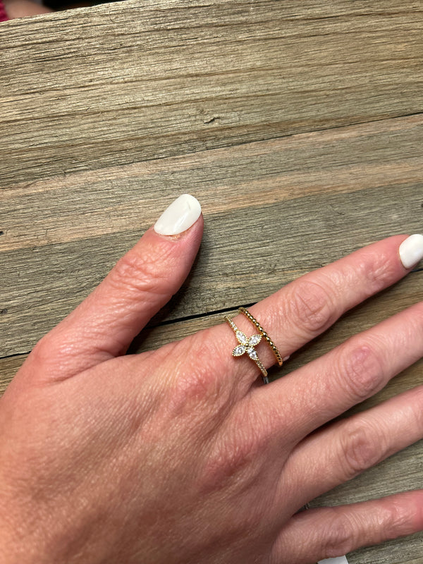 Stacked Weekend Ring