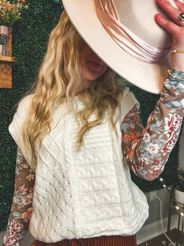 Country and Classy Mesh Top